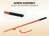 Log Peavey, 46.5 in, Metal Handle Log Lifter, Heavy Duty Log Roller with Max 19 in Opening, V952-YMQJDJTLOGPEK16G3V0