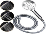 WELS Chrome 10" Rain Shower Head Round Handheld Sliding Rail Diverter Arm Twin Set Mixer V1233-C4902B22HR003M4CKSR110KRD201CR