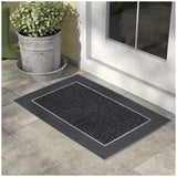 Grey Floor Mat 60 x 90cm - Easy to Clean and Weather Resistant V178-69083