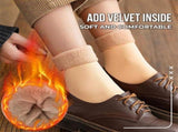 Snuggly Velvet Winter Thermal Socks, 6/12-Pairs Cozy Thickened Soft Fleece Lined Socks for Men and V1366-AZ2-W-11438