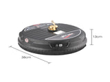 Jet-USA 15" Nylon Pressure Washer Surface Cleaner, 1/4" Fitting, For Concrete Driveway Patio Floor V219-PRWCLNJT15PA