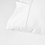 Accessorize 400TC White Bamboo Cotton Mega / Super Sheet Set 50cm Wall Super King V442-HIN-SHEETS-BAMBOOCOTTON50CM-WHITE-SK