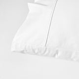 Accessorize 400TC White Bamboo Cotton Mega / Super Sheet Set 50cm Wall Super King V442-HIN-SHEETS-BAMBOOCOTTON50CM-WHITE-SK