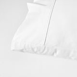 Accessorize 400TC White Bamboo Cotton Mega / Super Sheet Set 50cm Wall King V442-HIN-SHEETS-BAMBOOCOTTON50CM-WHITE-KI