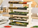 Kitchen Countertop Organizer Plastic Detachable Multifunctional Kitchen Storage Shelf Food Rack for V1294-YM0706-3118230190813