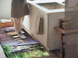 Household Bathroom Non-Slip Doormat Natural Pattern Floor Mat Carpet Rug Mat Home V1294-YM0901-3117200024314