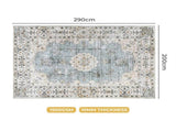 Marlow Floor Rug Short Pile Washable Vintage Carpet Soft Plush Non Slip 200x290 FR2040-200X290