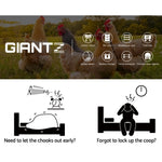 Giantz Automatic Chicken Coop Door Opener FIK-COOP-DOOR