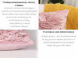 Fall Pillow Covers Body Pillow Cover Pink Pillowcase Scandinavian Style Solid Color Leaf V1192-AZ-W-33573