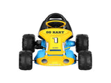 Rigo Kids Pedal Go Kart Ride On Toys Racing Car Plastic Tyre Blue GKRT-F1D-BU