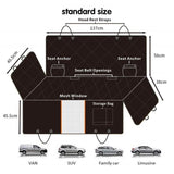 Premium Waterproof Pet Cat Dog Back Car Seat Cover Hammock Nonslip Protector Mat V201-FDZ2350BL8AU