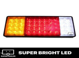 2X 44 LED Tail Lights Trailer Ute Caravan Truck Stop Indicator rear LAMP 10-30V V201-LED1030BL8AU