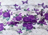Luxe Loft Purple rose Quilted Comforter & Shams Trending 3Piece Set V745-MAB010782AJ3