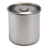 Cup Titanium Cup Outdoor Portable Mug Camping Picnic Water Cup With Foldable Handle 300ml / 400ml / V1369-AZ3-W-15892