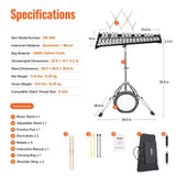 30 Note Glockenspiel Xylophone Bell Kit, Professional Percussion Instrument Set with Mallets, Drum V952-30YFZQWZJ8LXX4BJCV0