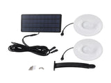 Solar Pendant Lights Outdoor IP65 Waterproof with Double Bulb Lamps Dusk to Dawn LED Outdoor Light V1294-YM0901-H49252WW