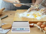 Electronic Kitchen Scale Tray Metal Pan for Home Use Durable and Rust Resistant V1192-AZ-W-28409