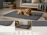 2pcs Grey Pet Pad, Size XL V1221-XM-CWD-008