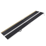 VEVOR Portable Wheelchair Ramp, 305 cm 363 kg Capacity, Non-Slip Aluminum Folding Threshold Ramp, V952-ZDKMJPD120YCUEI5QV0