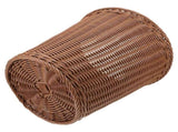 Household Woven Waste Paper Container Plastic Waste Basket with Large Capacity V1192-AZ-W-27208