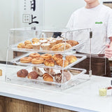 VEVOR Pastry Display Case, 3-Tier Commercial Countertop Bakery Display Case, Acrylic Display Box V952-YKLMBZSJYKL3LWCW3V0