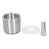 Mortar Pestle Set Stainless Steel Manual Garlic Mill Grinder Crusher Kitchen Tool Gadget V1294-YM0721-3118210033811