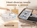 Diaper Caddy Organizer, Durability, Preventing Tears or Breaks, Partition Board, Handle Design, for V1369-AZ3-W-12228