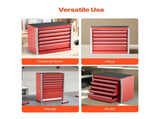 Metal Tool Box, 8.6-inch, Portable Metal Tool Box with 5 Drawers, Small Tool Chest with EVA Liners V952-CTSBXSGJX86IY6PZFV0