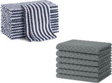 Homaxy 12 Pack Kitchen Dish Cloths, Reusable Fast Drying Microfiber V1258-DP02-F-152