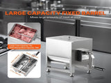 Manual Meat Mixer, 10L Fixed Tank Meat Processing Equipment, Stainless V952-SYRLJBJBKQXKXAJIU001V0