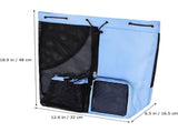 Mesh Drawstring Swimming Backpack Nylon Large Capacity for Women Adults Separated Compartments Wear V1192-AZ-W-21539