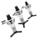 3-Pack Dispenser Set, 16x8x8 cm, Convenient Liquid Soap or Dispenser for Home and Office V1369-AZ3-W-15834