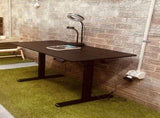 120 x 60cm Electric Standing Desk Height Adjustable Motorised Electric Sit Stand in Black V563-68423