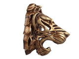 Lion Head Art Wall Decor Resin Vivid Lion Head Wall Mounted Art Sculpture for Living Room V1294-YM0706-3115230051311