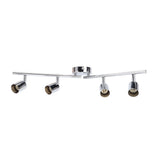 Lamp Holder 4 Head Adjustable Flexible Rotation GU10 Light Holder for Bedrooms Living Rooms V1294-YM0715-3119210320711