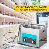 Ultrasonic Jewelry Cleaner with Heater Timer for Cleaning Eyeglass Rings Dentures Music Instruments V952-QXJ10LXNS00000001V3