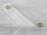 Waterproof Shower Curtain Liner, 4Xs Splash Guard Suction Cup Leak Protection, 12 Rust Resistant V1366-AZ2-W-04154