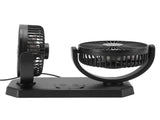 12V Double Head Electric Fan Double Control 3 Gears Strong Wind USB Charging Car Cooling Fan for V1294-YM0717-3113220171211