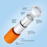 PetPawPrintCup-Orange V1221-PETPAWPRINTCUP-ORANGE