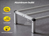 Giantz 61x36cm Aluminum Dunnage Rack Heavy Duty Kitchen Storage Platform DNR-ALU-24X14