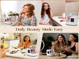 3 IN 1 Electric Makeup Brush Cleaner Machine with MakeupBrush Dryer - Auto Makeup Foundation, V1107-109-80765