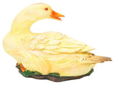 Resin Duck Statue Simulation Duck Ornament Model Decoration for Outdoor Garden YardYellow V1294-YM0901-3111210157812