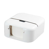 Wall Mount Tissue Holder with Lock Key Toilet Dispenser Clear View Window for 9.8in Diameter V1294-YM0901-3112250035211