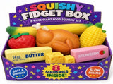 Squishy Fidget Box - 8pc Giant Food Squishy Set Squeezy Stress Relief Sensory Toys V563-SQUISHYBOX