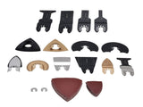 81Pcs/Set Oscillating Saw Blades Kit High Carbon Steel Multitool Blade Quick Release Cutting Tool V1294-YM0901-3111210263211