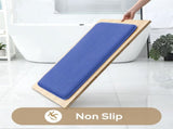 Memory Foamroom Rug Sets 5 Piece, Ultra Absorbent Mat, Non Slip Water Absorbent Washable V1369-AZ3-W-09571
