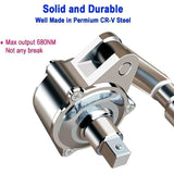 116 Gear Ratio Heavy Duty Torque Multiplier Wrench 680 Nm Output Easily Removes Rusted Nuts, CR-V V1232-BSTZ-16A-001