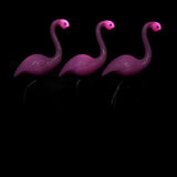 3 In 1 LED Flamingo Solar Power Light for Outdoor Waterproof Yard Garden Lawn Lamp V1294-YM0727-ZM00583