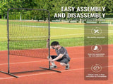 I Screen Baseball for Cage, 7x4 ft Baseball Softball Safety Screen, Body Protector Portable V952-TSBHWIXZX74YWVVBYV0
