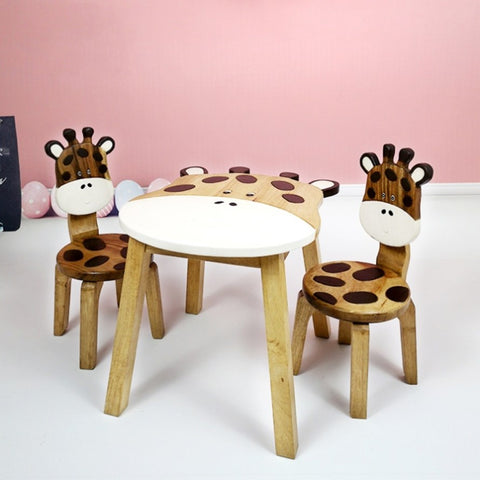 Giraffe Table + 2 Giraffe Chairs Set V574-PLANET-TAGI-2XCHGI